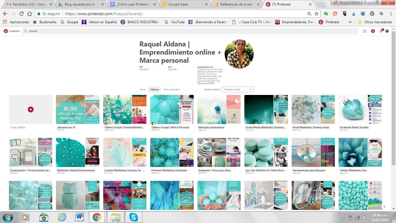 pinterest uso en marca personal