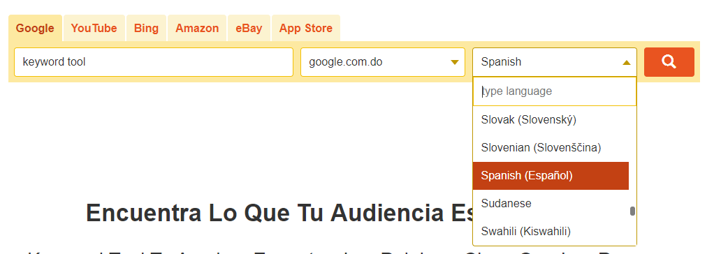 uso de keyword tool en tu estrategia de posicionamiento