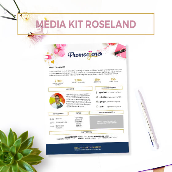 comprar MEDIA KIT ROSELAND