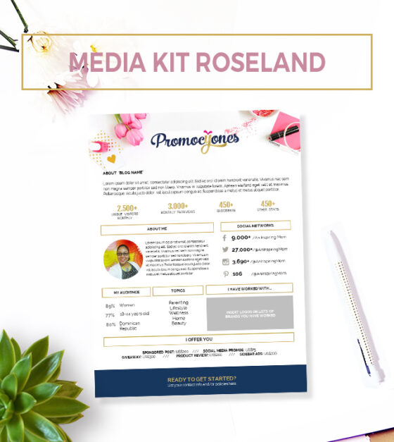 comprar MEDIA KIT ROSELAND