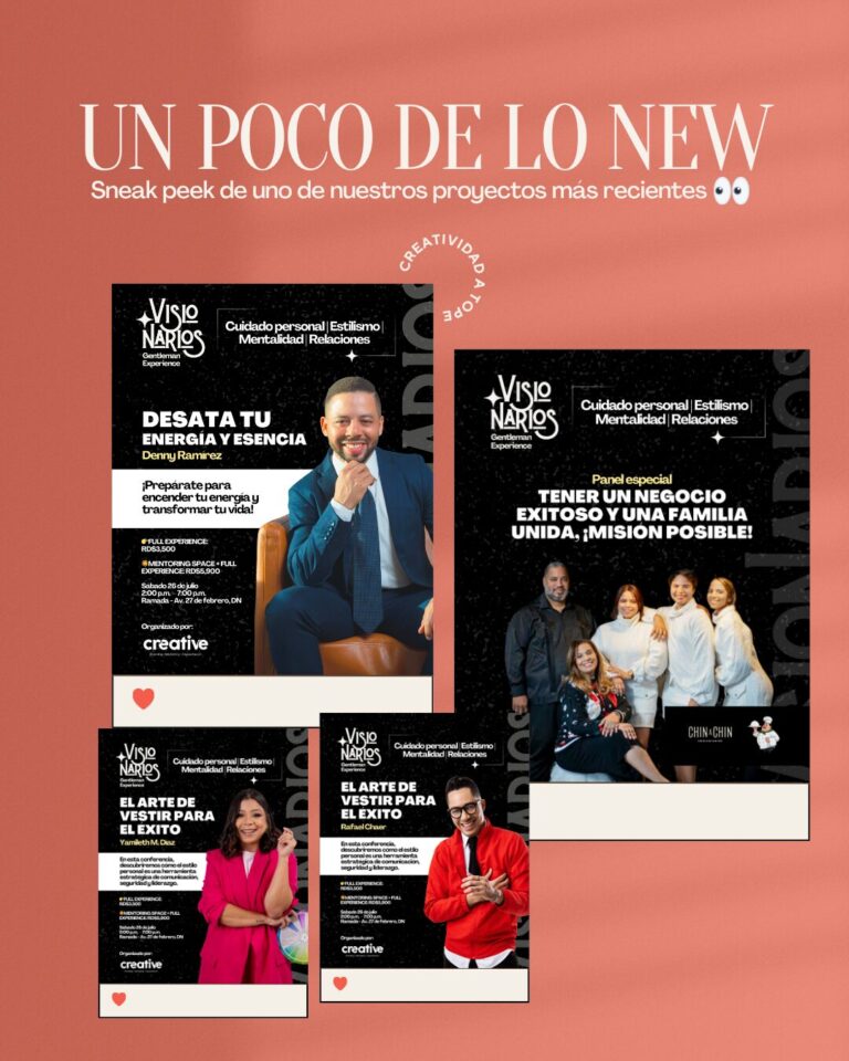 branding corporativo Creative PCC Group | diseño visual Visionarios Gentleman Experience